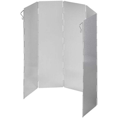 Pare brise de cuisson 5 pieces aluminium pliable 49 x 36 cm (1/5)