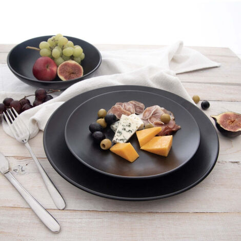 Assiette plate itit blanc 25 cm (lot de 6
