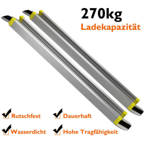 2 x rampe d'accès télescopique évolutive en aluminium antidérapante (1/5)