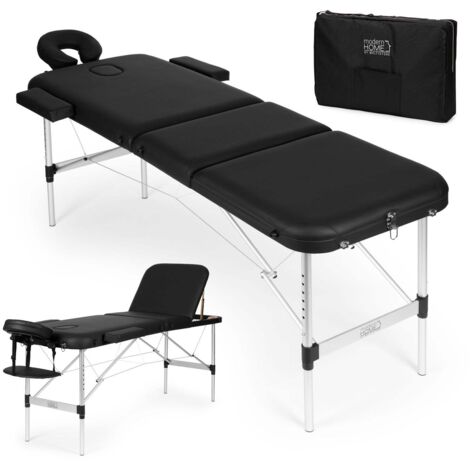 Table de massage pliable en aluminium a 3 sections avec sac (1/5)
