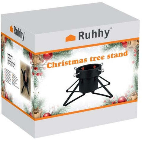 Support Sapin De Noël Bosmere G470 - Jusqu'à 1,8 M (Tronc 12 Cm), Capacité 1 L D'Eau, 5 Boulons De Fixation