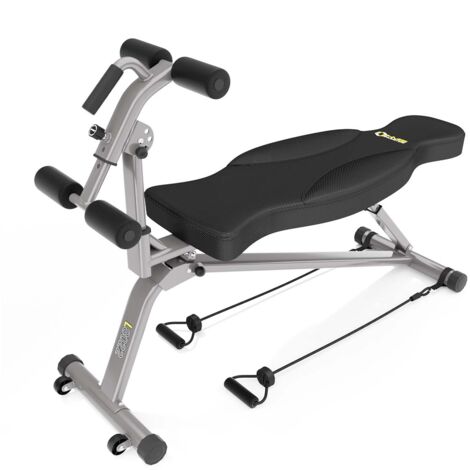 Planche D'Exercice Multifonctionnelle Pilates - Roue Abdominale & Support, Idéale Pour Maison Et Salle De Sport