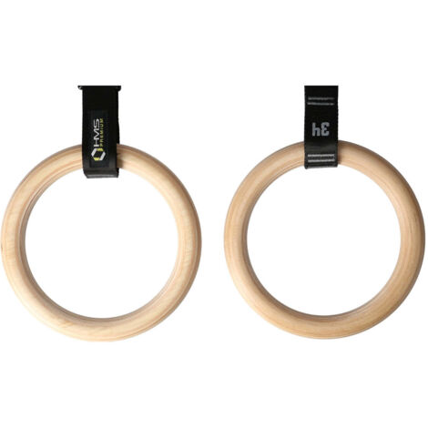 ANNEAUX DE GYMNASTIQUE BOIS 32 mm