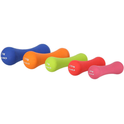 YORK Haltère Néoprène 2 Kg – Hexagonal, Poignée Ergonomique, Revêtement Antidérapant, Durable, Pour Exercices à Domicile