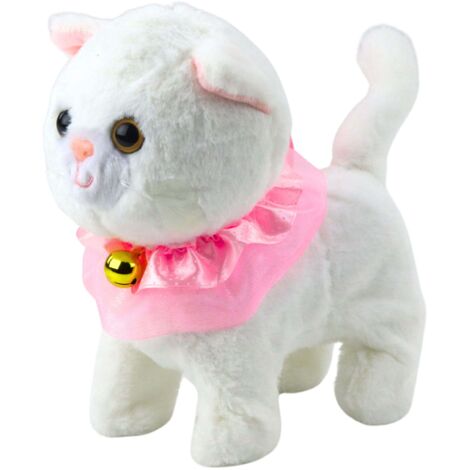 My Fuzzy Friends Winks – Chat Endormi Interactif, Doux Et Flexible, Réactions Et Sons, Dès 4 Ans, Compagnon Câlin