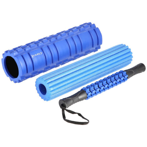 Kit Rouleaux De Massage 4 En 1 – Mousse, Balle, Bâton, Housse – Pour Sportifs Et Yoga, Portable