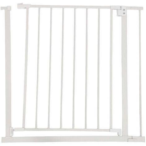Barrière De Sécurité Extensible Sans Perçage - Pour Escaliers, Portes, Terrasses, 110x72 Cm, Noire - Chien, Bébé, Chat
