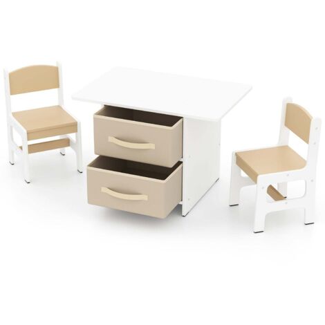 Table Et Chaises Enfants Lapin - Un Coin Repas Trop Mignon !