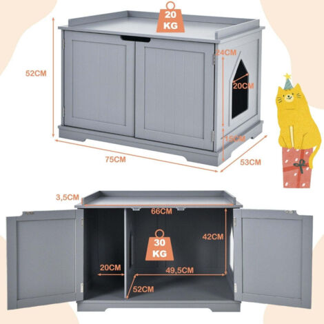 Niche Extérieure Pour Chat - Résistante Morsures Et Froid, Pour Jardin, Balcon, Terrasse