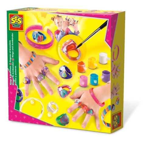 Kit Création Bracelets Perles Pour Filles - Machine à Perles Artisanale - Cadeau Enfant 3 Ans Et Plus - Développe Créativité