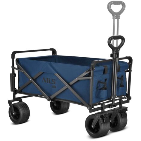Chariot pliant pliable Chariot de plage utilitaire extérieur robuste Épicerie Ca Chariot pliant pliable Chariot de plage utilitaire extérieur robuste Épicerie Ca