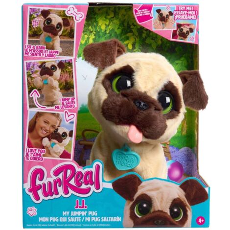 WEofferwhatYOUwant Chiot carlin – Chien robot qui marche et aboie, jouet interactif en peluche pour les tout-petits, 18 mois et plus – Animal de WEofferwhatYOUwant Chiot carlin – Chien robot qui marche et aboie, jouet interactif en peluche pour les tout-petits, 18 mois et plus – Animal de
