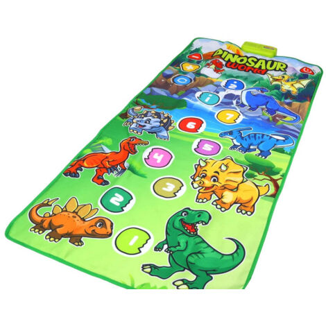 Grand Tapis De Souris Motif Feuille De Palmier Dinosaure, Protection De Table Pour Ordinateur Portable, Facile à Nettoyer, Imperméable Pour Bureau, Maison, Décoration