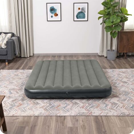 Matelas Gonflable Easy 3D Premium Flex Skandika - Pour 2 Personnes - Pompe USB-C Intégrée - Housse Incluse - Isolation R12.3 - Camping, Lit D'appoint - 3