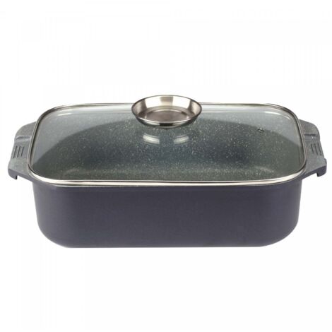 Royalty line rl acr34 casserole a rotir de 34cm a revetement en marbre (1/5)