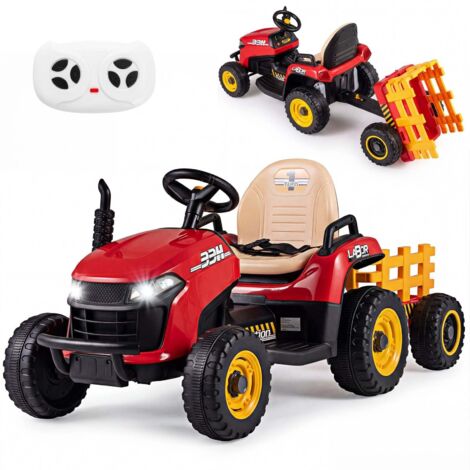 Voiture électrique Enfants 24V Avec Télécommande Klaxon Et Affichage Lumineuse Charge 35kg Vert