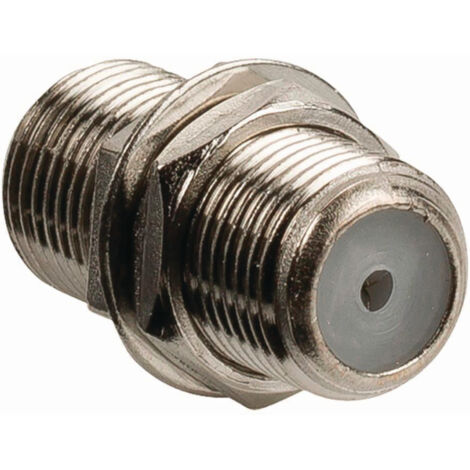 Adaptateur d'antenne et de satellite F Femelle - F Femelle Métal (1/5)