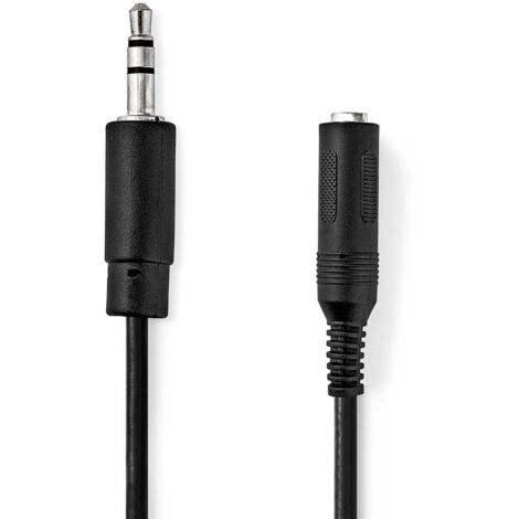 Câble audio stéréo 3,5 mm Hane 6,35 mm Hona Plaque de nickel 0,20 m Rond Blister (1/3)