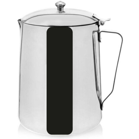 Théière en acier inoxydable avec couvercle - Servir du café ou du thé (1/5)