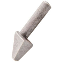 Poteau de charniere a souder 50mm pour charniere de remorque