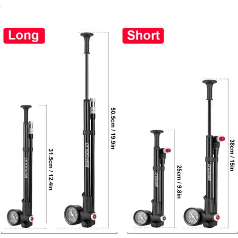 Pompe Choc De V Lo Avec Manom Tre Psi Gonfleur De Pneus De V Lo Haute Pression Pompe