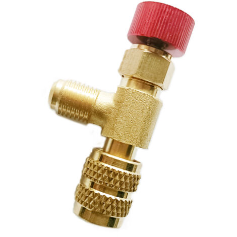 Adaptateurs Réfrigérant ZYWUOY - Lot De 4 En Laiton Pour R410A/R32 - Filetage SAE 5/16" Et 1/4"