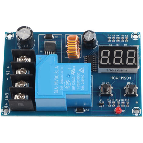 Module De Charge Batterie 6-60V LCD - Pour Batterie Lithium - Contrôle Précis, Réglable Par USB - Chargeur Intelligent Pour Vélo, Scooter, Projet DIY