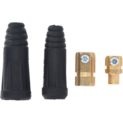 Panneau De Câble De Soudage TIG 2 Pièces Connecteur Mâle Prise DKJ10-25 200Amp Euro Style Connexion Raccord Rapide Machine à Souder