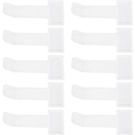 Lot De 10 Porte-Permis De Stationnement Voiture – Pochette Adhésive Transparente Pour Pare-Brise – Clip Support Carte Parking Invisible