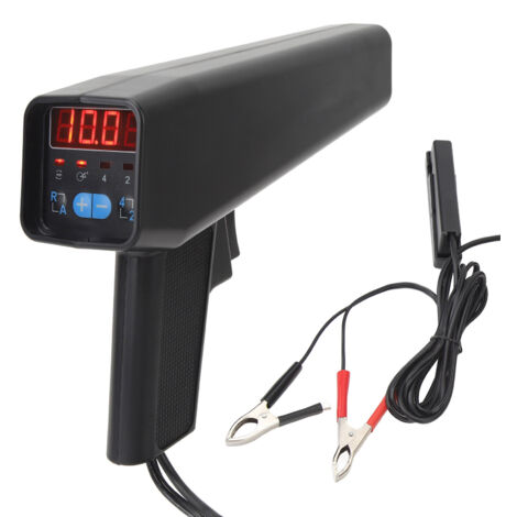 Pistolet Stroboscopique KZYEE KT60 - Synchronisation Moteur 12V, Écran LCD, 0-8000 Tr/min