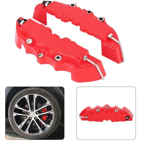 Étrier de Roue de Voiture, 4 Pièces de Protection de Frein à Disque en Alliage D'aluminium Avant Arrière de Remplacement pour Modèle 3 18 Pouces 19 Pouces Moyeu de Roues