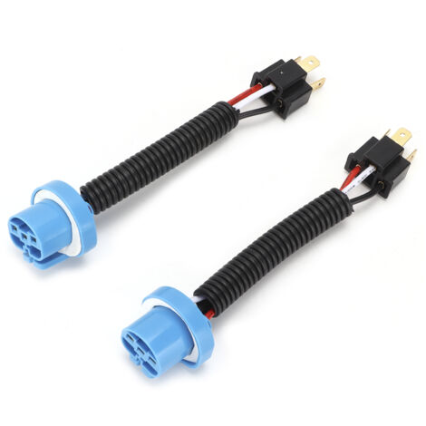 Adaptateur Phare H4 9003 Mâle Vers Femelle - Séparateur 2 Voies Pour Voiture, Camion, LED - 2 Pièces - 10