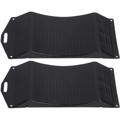 2x Blocs De Chockage De Roue - Cales Antirecul Robustes Pour Voiture, Camping-Car, Remorque