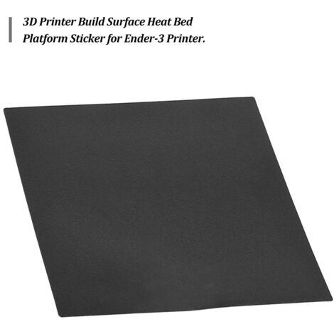 Feuille d'autocollant de plate-forme de lit chauffant de Surface de construction d'imprimante 9 pouces  pour Ender-3