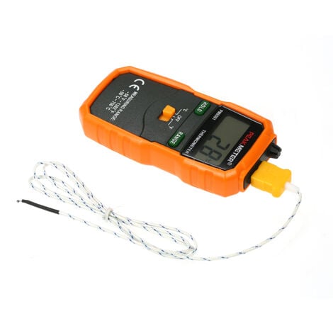 PEAKMETER PM6501 Affichage de l'écran LCD K Thermocouple Tempilement de température avec Thermomètre numérique Hold Hold / Logging