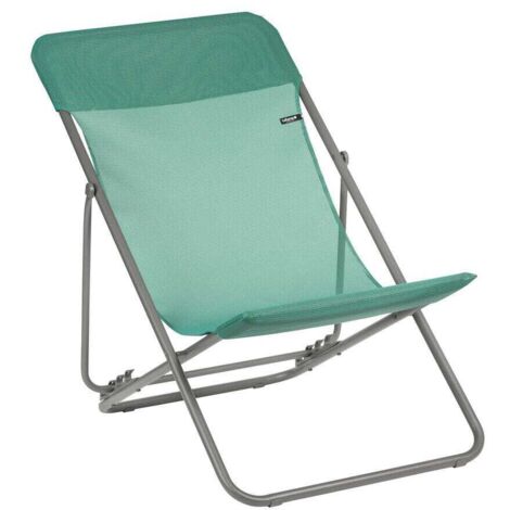 Mehrpositions-Klapp-Liegestuhl : Breite 58 cm - Maxi Transat - Batyline® Iso - Grün Chlorophylle - Lafuma Mobilier