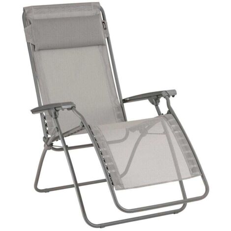 Zero-Gravity-Relaxliege-Garten - RClip - Batyline® Iso - Grau Terre - Lafuma Mobilier