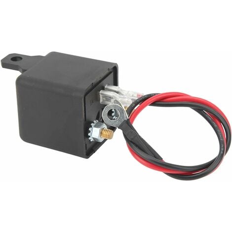 Interrupteur de déconnexion de la batterie de voiture Coupe-circuit  d'alimentation avec télécommande Terminal en cuivre pour automobile 12V 120  / 200A