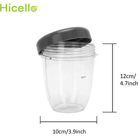 Tasse Supérieure Pour Extracteur De Fruits 900W - 530 ML - Plastique Sans BPA - Lavable Au Lave-vaisselle