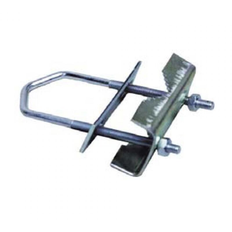 Zanca A Muro Per Palo Antenna - Supporto Pali ø 40-75 Mm Con Sporgenza 10 Cm - Foto 3