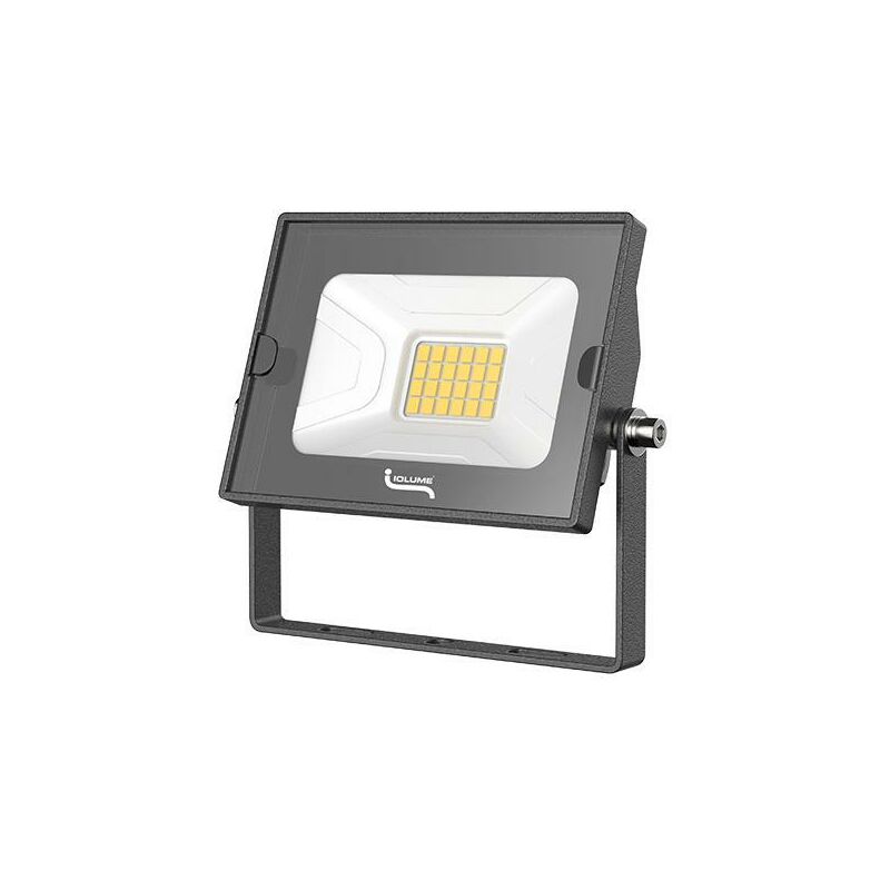 Faro Proiettore Led 20W Nero da Esterno IP65 Bianco Naturale 4000K