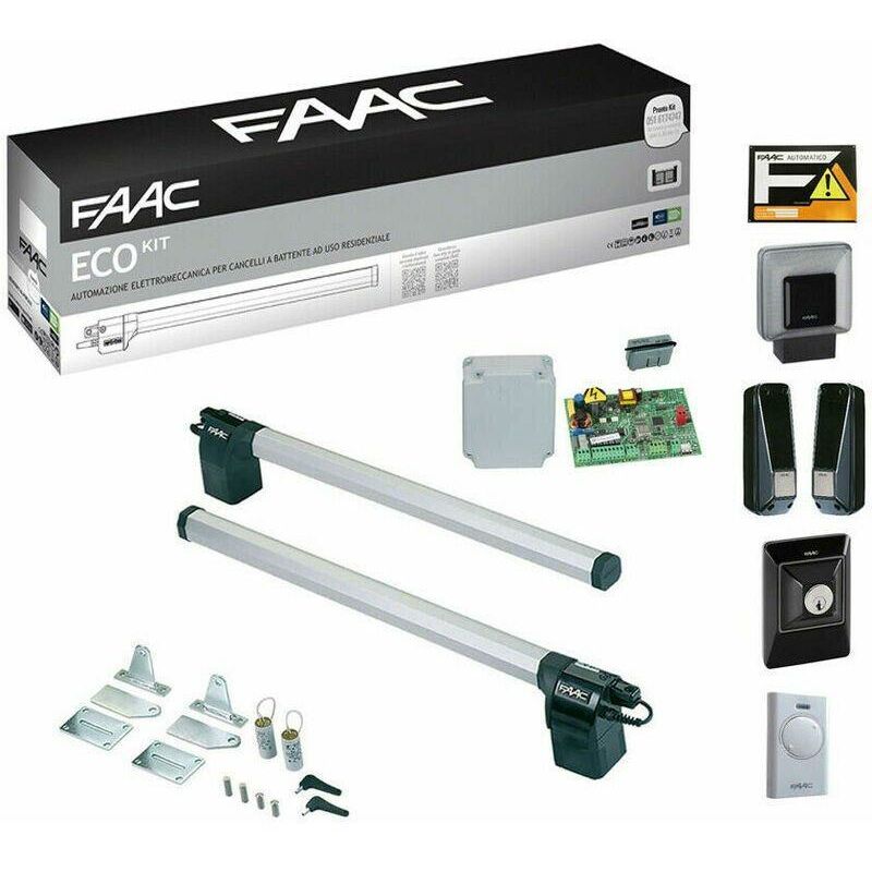 PRATICO KIT FAAC Automazione cancello scorrevole oleodinamico