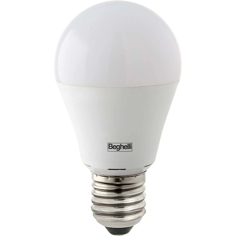 Lampadina led beghelli goccia, 15w, e27, 1600 lm, luce naturale 4000k,  bianca, beg 56801