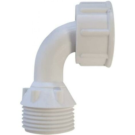 Raccordo a pipa per carico lavatrice o lavastoviglie idrobric, in plastica, 3/4 pollice, idb cartla0012ra (1/3)