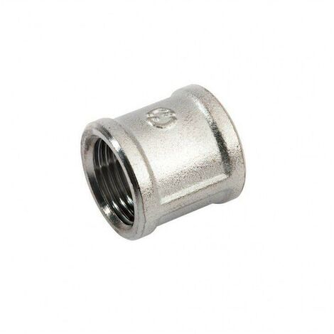 Manicotto idrobric femmina femmina da 1/2 pollice, in ottone cromato, idb smk-n0329 b (1/3)