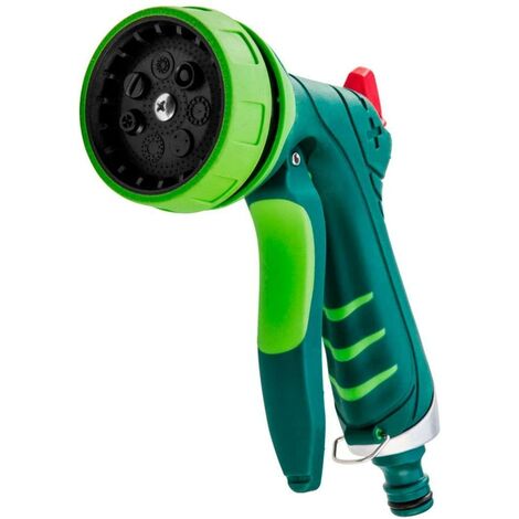 Irrigatore a pistola per giardino verto a 7 funzioni, gto 15g707