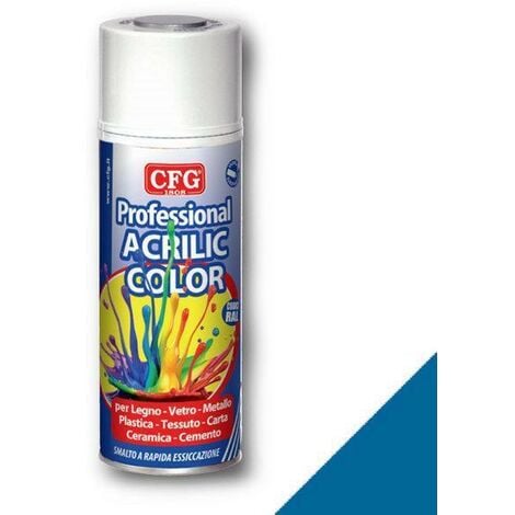 Vernice spray acrilica blu cielo ral 5012 400ml, cfg sp5015
