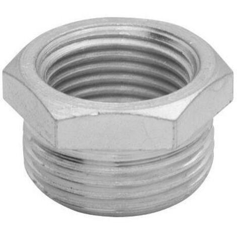 Riduzione esagonale maschio femmina idrobric in ottone cromato, 1/2 in x 3/4 in, idb smk-n0336 b