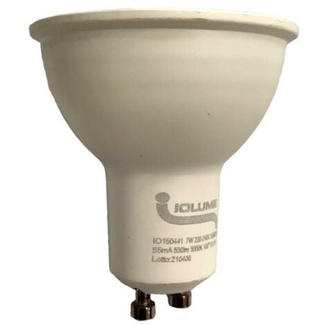 Lampadina LED GU10 dimmerabile - 7W - 4000K - 560 Lumen - Nero 