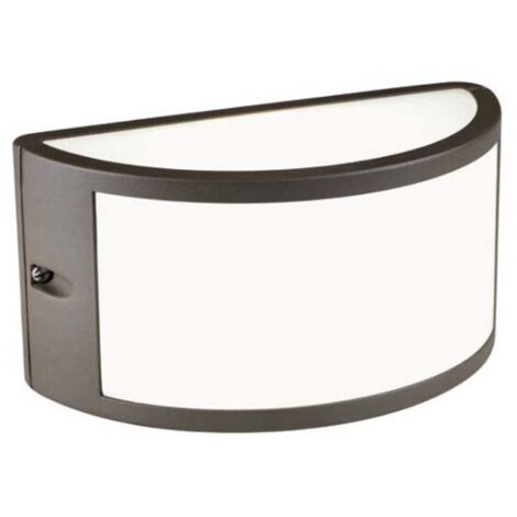 Applique da esterno 10w led 4000k ip54 colore caffe linea petit sovil 99473/27